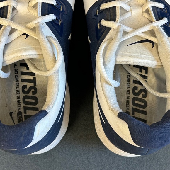 Nike Vapor Pro Golf Men Shoes-US 7.5/ UK 6.5 waterproof uppers blue white spike - Picture 4 of 8